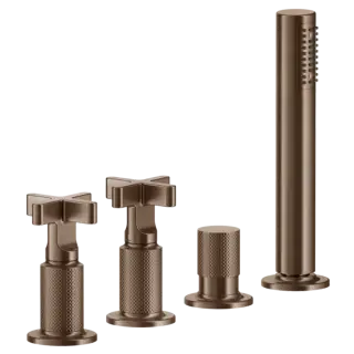 Смеситель для ванны Gessi INCISO 58143#708 браш.Медный PVD