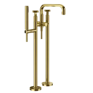 Смеситель для ванны Gessi INCISO 58129#246 золото PVD