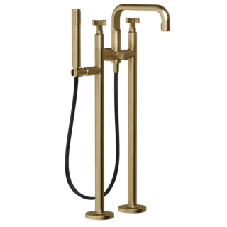 Смеситель для ванны Gessi INCISO 58129#726 Warm Bronze Brushed PVD
