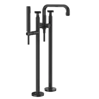 Смеситель для ванны Gessi INCISO 58129#706 Black Metal PVD