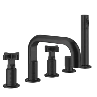 Смеситель для ванны Gessi INCISO 58140#187 состарен.бронза