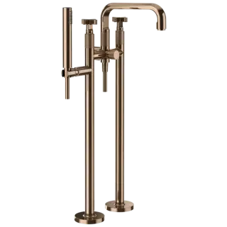 Смеситель для ванны Gessi INCISO 58129#030 Медный PVD