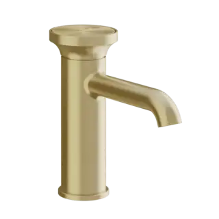 Смеситель для раковины Gessi ORIGINI 66002#727 цвет-браш.латунь PVD
