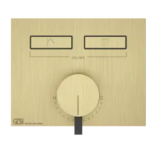 Смеситель для душа Gessi HI-FI 63079#727 браш.латунь PVD