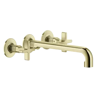 Смеситель для раковины Gessi INCISO 58192#710 цвет-латунь PVD