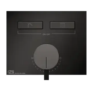 Смеситель для душа Gessi HI-FI 63079#706 Black Metal PVD