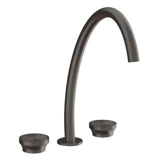 Смеситель для раковины Gessi ORIGINI 66016#707 Black Metal Brushed PVD