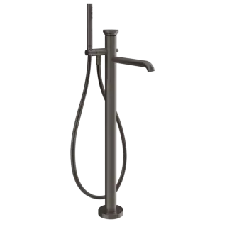 Смеситель для ванны Gessi ORIGINI 66028#707 Black Metal Brushed PVD