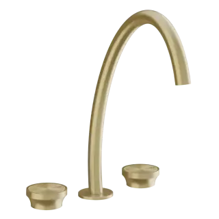 Смеситель для раковины Gessi ORIGINI 66016#727 цвет-браш.латунь PVD