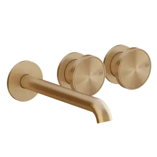 Смеситель для раковины Gessi ORIGINI 66090#726 Warm Bronze Brushed PVD
