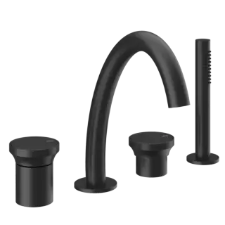 Смеситель для ванны Gessi ORIGINI 66037#299 черный XL