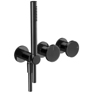 Смеситель для душа Gessi ORIGINI 66036#706 Black Metal PVD