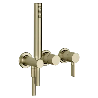 Смеситель для душа Gessi INCISO 58345#727 цвет-браш.латунь PVD