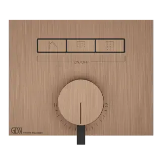 Смеситель для душа Gessi HI-FI MIXER 63081#708 браш.Медный PVD