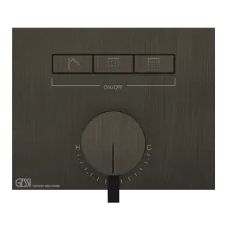 Смеситель для душа Gessi HI-FI MIXER 63081#187 состарен.бронза