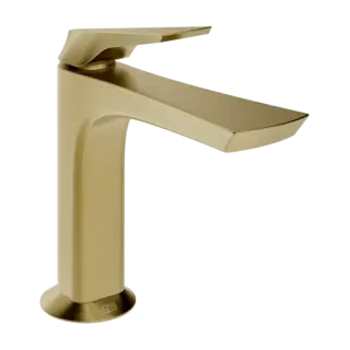 Смеситель для раковины Gessi VENTAGLIO 72051#727 цвет-браш.латунь PVD