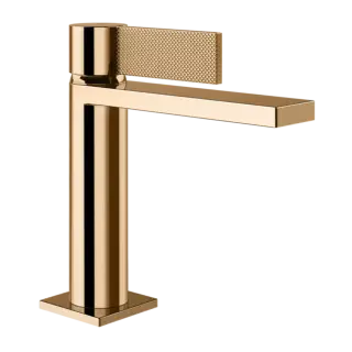 Смеситель для раковины Gessi INVERSO DIAMANTATO 73651#735 цвет-Warm Bronze PVD