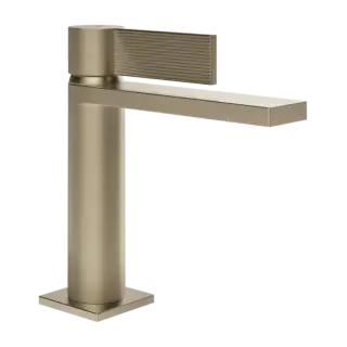 Смеситель для раковины Gessi INVERSO RIGATO 73551#149 цвет-FINOX BRUSHED NICKEL