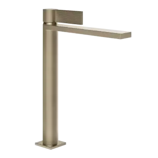 Смеситель для раковины Gessi INVERSO RIGATO 73553#149 цвет-FINOX BRUSHED NICKEL