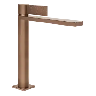 Смеситель для раковины Gessi INVERSO DIAMANTATO 73655#708 цвет-браш.Медный PVD