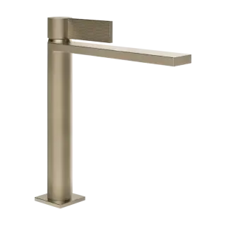 Смеситель для раковины Gessi INVERSO RIGATO 73555#149 цвет-FINOX BRUSHED NICKEL