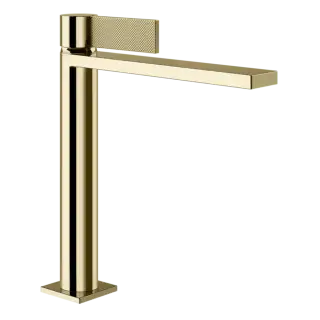 Смеситель для раковины Gessi INVERSO DIAMANTATO 73655#710 цвет-латунь PVD