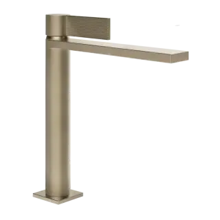 Смеситель для раковины Gessi INVERSO RIGATO 73506#149 цвет-FINOX BRUSHED NICKEL