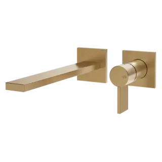 Смеситель для раковины Gessi INVERSO RIGATO 73588#726 цвет-Warm Bronze Brushed PVD