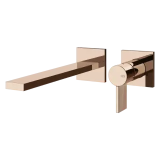 Смеситель для раковины Gessi INVERSO RIGATO 73588#030 цвет-Медный PVD