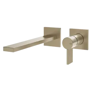 Смеситель для раковины Gessi INVERSO RIGATO 73588#149 цвет-FINOX BRUSHED NICKEL