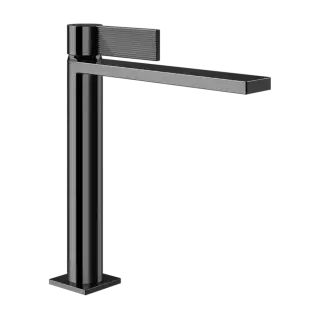 Смеситель для раковины Gessi INVERSO RIGATO 73555#706 цвет-Black Metal PVD