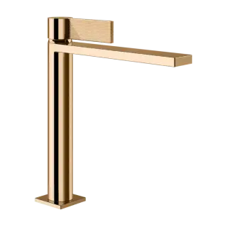 Смеситель для раковины Gessi INVERSO RIGATO 73555#735 цвет-Warm Bronze PVD