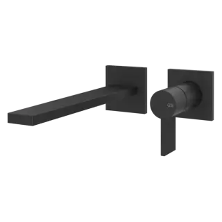 Смеситель для раковины Gessi INVERSO RIGATO 73588#299 цвет-черный XL