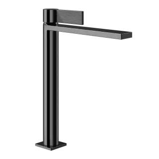 Смеситель для раковины Gessi INVERSO RIGATO 73504#706 цвет-Black Metal PVD