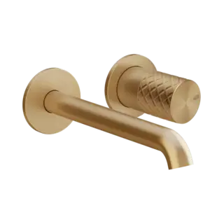 Смеситель для раковины Gessi HABITO INTRECCIO 70188#726 цвет-Warm Bronze Brushed PVD
