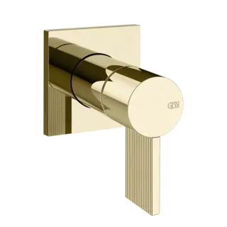 Смеситель для раковины Gessi INVERSO RIGATO 73509#710 цвет-латунь PVD