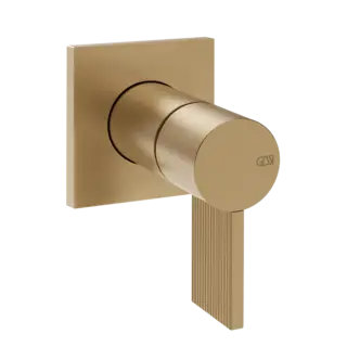 Смеситель для раковины Gessi INVERSO RIGATO 73509#726 цвет-Warm Bronze Brushed PVD