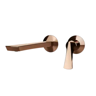 Смеситель для раковины Gessi VENTAGLIO 72088#030 цвет-Медный PVD