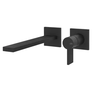 Смеситель для раковины Gessi INVERSO DIAMANTATO 73688#299 цвет-черный XL