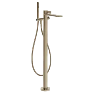 Смеситель для ванны Gessi INVERSO RIGATO 73528#149 цвет-FINOX BRUSHED NICKEL
