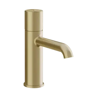 Смеситель для раковины Gessi HABITO 70002#727 цвет-браш.латунь PVD