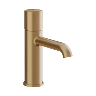Смеситель для раковины Gessi HABITO 70002#726 цвет-Warm Bronze Brushed PVD