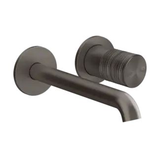 Смеситель для раковины Gessi HABITO TRAME 70388#707 цвет-Black Metal Brushed PVD