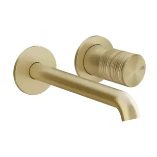 Смеситель для раковины Gessi HABITO TRAME 70388#727 цвет-браш.латунь PVD