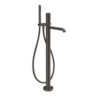 Смеситель для ванны Gessi HABITO 70028#707 цвет-Black Metal Brushed PVD