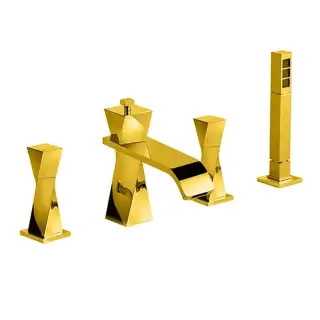 Смеситель для ванны Jorger Turn 623.40.100.020 gold