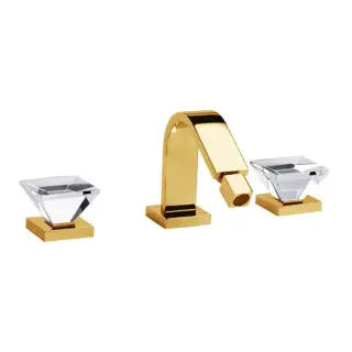 Смеситель для биде Jorger EMPIRE ROYAL CRYSTAL 627.30.600.020-11 gold/crystal clear