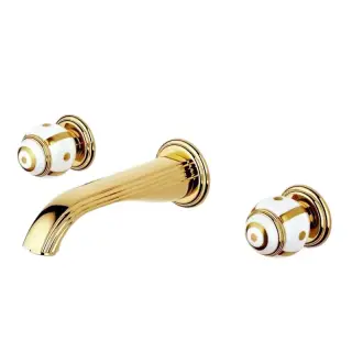 Смеситель для раковины THG Ithaque Gold decor A7A-40GB