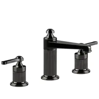 Смеситель для раковины Gessi VENTI20 65014#706 цвет-black metal PVD