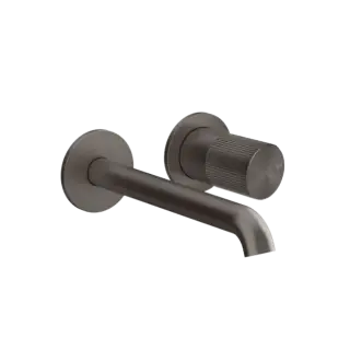 Смеситель для раковины Gessi HABITO RIGATO 70588#707 цвет-black metal brushed PVD